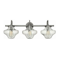 Hinkley Congress 3 Light Bathroom Lighting made of Steel Material - Lighting