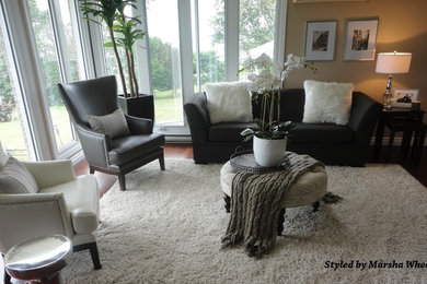 Example of a trendy home design design in Toronto
