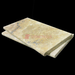 country classic bullnose travertine pool copings 16x24 - Wall And Floor Tile