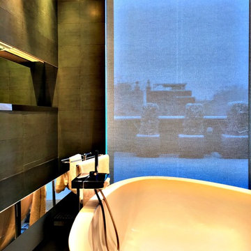 Wicker Park Chicago Designer Roller Shades