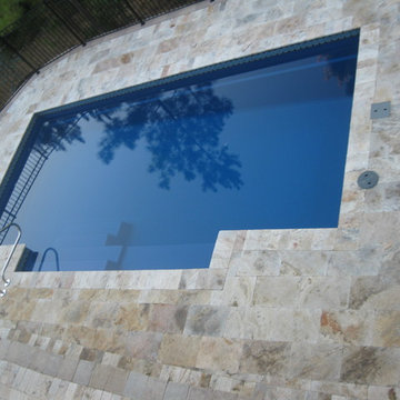 Travertine Pool Deck