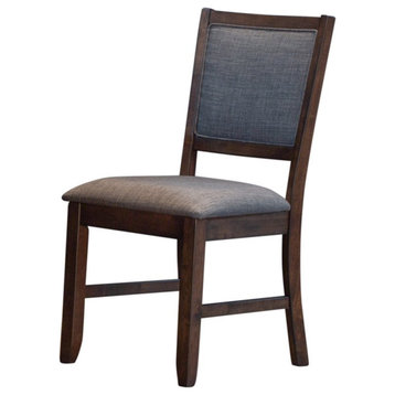 A-America Chesney Dining Side Chair in Falcon Brown (Set of 2)