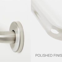 Stainless Steel Wall Mount Bathroom Shower Grab Bar, 1 ¼" Diameter, Satin, 16