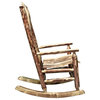 Glacier Country Collection Adult Log Rocker