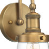 Designers Fountain 69501 Taylor 12" Tall Bathroom Sconce - Old Satin Brass