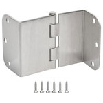 Cosmas - Offset Swing Clear Door Hinge, Satin Nickel 3-1/2" with 5/8" Radius Corners - This Satin Nickel Offset Swing Clear Door Hinge is designed to widen the opening in any doorway, increasing accessibility for those that need a wider opening and is ideal for those with wheelchairs. The 3-1/2" size is compatible with almost all residential interior door hinges, and can be easily installed in minutes. Perfect for heavy-duty residential or light-duty commercial applications.