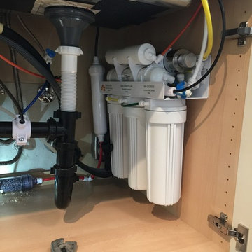 Reverse osmosis and alkaline drinking water filtration systems