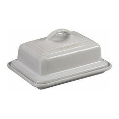 Le Creuset 6 3/4"x5" Heritage Butter Dish, White
