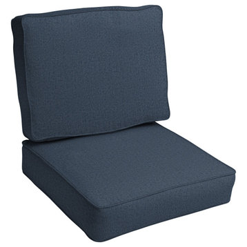 Sorra Home Sunbrella Outdoor Corded Deep Seating Cushion Set