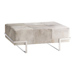 HAIR-ON-HIDE OTTOMAN - Footstools And Ottomans