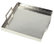 Moe Home Contemporary 2-Piece Set Trays, Silver Finish