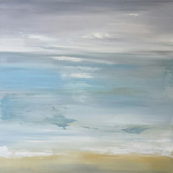 "Oceanic Illusions I" 36 x 36 original on canvas by Paola Dawson - Wall Decor