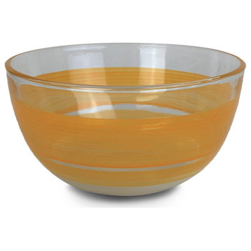 Retro Stripe Orange 6" Bowl