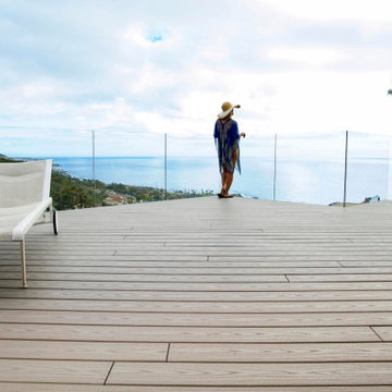 TimberTech AZEK Harvest Collection Decking in Slate Gray