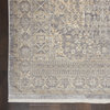 Nourison Silken Weave 2'2" x 7'6" Grey/Beige Floral Indoor Area Rug