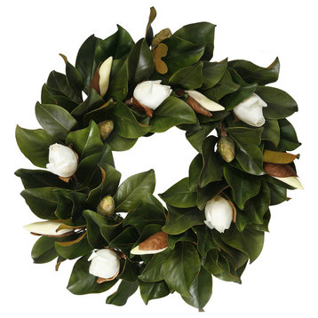 Wreath Magnolia Bud 24"