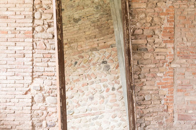 Specchi coloniali in legno di Teak