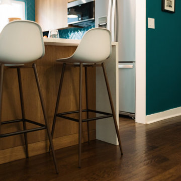 A Mid-Century Kitchen That Maximizes Every Inch