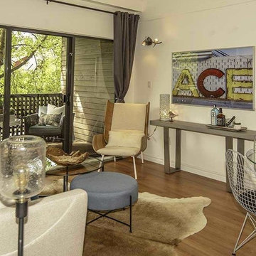 Creative East Vancouver loft condo staging