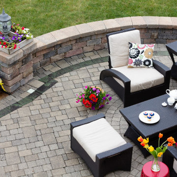 Brick paving