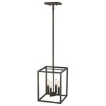 Acclaim Lighting - Cobar 4-Light Oil-Rubbed Bronze Pendant - Never underestimate simplicity!  Cobar features a clean open-air cage frame.  This unobtrusive design will tie the look and style of a space together.PendantOil-Rubbed Bronze FinishMetal Cage DesignComes With 12-ft Of Wire And 3-12-in 1-6-in And 1-3-in Stems For Adjustable Hanging HeightRequires 4 60-Watt Max Candelabra Base BulbsInstallation Hardware Included1 Year Warranty  This light requires 4 ,  Watt Bulbs (Not Included) UL Certified.