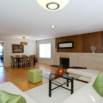 Mid-Century Modern Full Remodel - Living Room (West Portal)