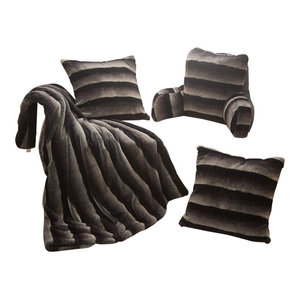 Quilted Micro Mink Pillow Shell Set
