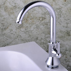 Single Handle Chrome Kitchen Tap T0305 - Kitchen Faucets