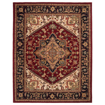 Safavieh Heritage HG625A- Rug, Red, 7'6" X 9'6"