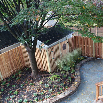 New Patio with Shade Garden