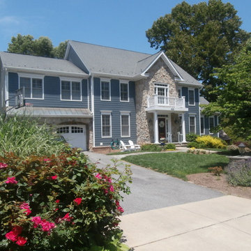 Bethesda, Md. James Hardie Evening Blue Siding