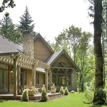 Rustic lodge home