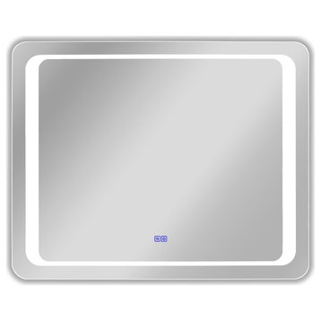 Luminosity Back Lit Rectangular Touchscreen Led Mirror, 39" Wide
