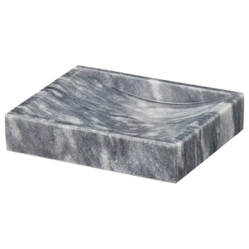 Myrtus Collection Cloud Gray Marble Soap Dish