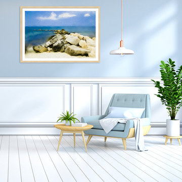 "The Jetty at Seven Mile Beach" - Grand Cayman, Cayman Islands Fine Art Print