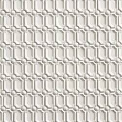 Tilt Regency Mosaic in White Gloss - Tile