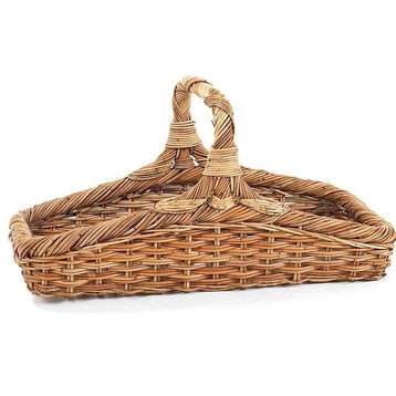 French Country Rattan Wildflower Basket