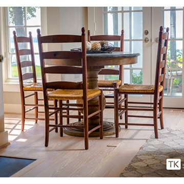 Select Oak Hardwood Finished in Cotton White Stain