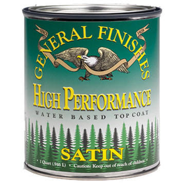General Finishes Water Based High Performance Polyurethane Top Coat Gloss Quart