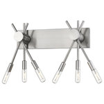 Eglo - Willsboro 6-Light Bathroom Vanity Fixture, Polished Nickel Finish - The Eglo  Willsboro vanity bath light is a great choice for today's stylish interiors. With the adjustable arms you can create custom looks to fit your own style. Finished in a polished nickel