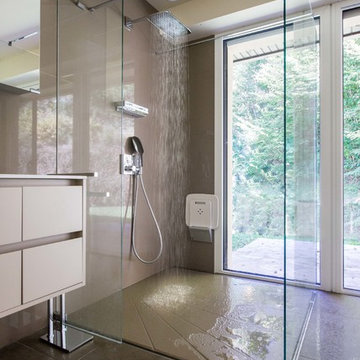 Douche en silestone