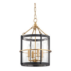 Ren Pendant, 4-Light, Aged Old Bronze, 13.75"W