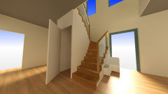 Unterbau-Stauraum unter Treppe