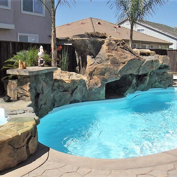 Poolside Water Features