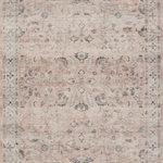 Loloi II - Loloi II Printed Hathaway Blush Ivory Area Rug, 3'6"x5'6" - Fresh yet familiar, our printed Hathaway captures the look of an antique rug at a price that is very attractive. Offering stylish, easy-care performance for today's busy homes, Hathaway effortlessly elevates an interior with updated shades of whispery blush and aged ivory. Created in China of 100% polyester, Hathaway appears to be soft and delicate but is secretly hard-working and stain resistant. We won't tell.