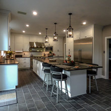 White Kitchen With Black