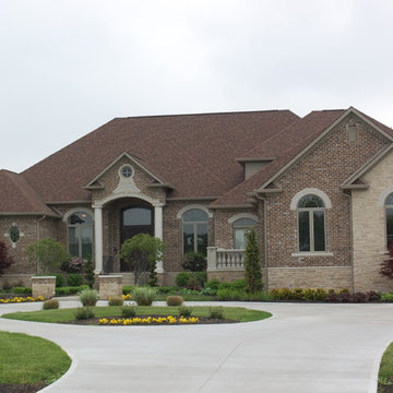 Front Exterior of European Traditional Home