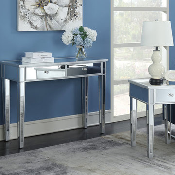Gold Coast Mirrored Console Table