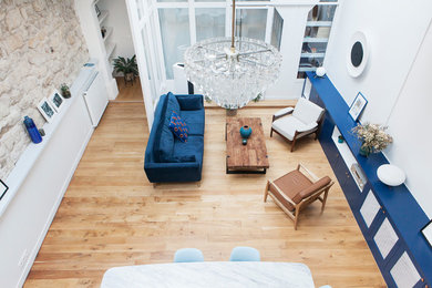 Exemple d'un salon tendance.