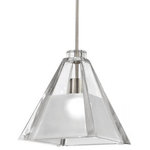 WAC Lighting - WAC Lighting QP915-CF/BN Tikal - One Light Quick Connect Pendant - Enhance a modern or transitional setting with loveTikal One Light Quic Brushed Nickel *UL Approved: YES Energy Star Qualified: n/a ADA Certified: n/a  *Number of Lights: Lamp: 1-*Wattage:50.0w JC50 bulb(s) *Bulb Included:Yes *Bulb Type:JC50 *Finish Type:Brushed Nickel